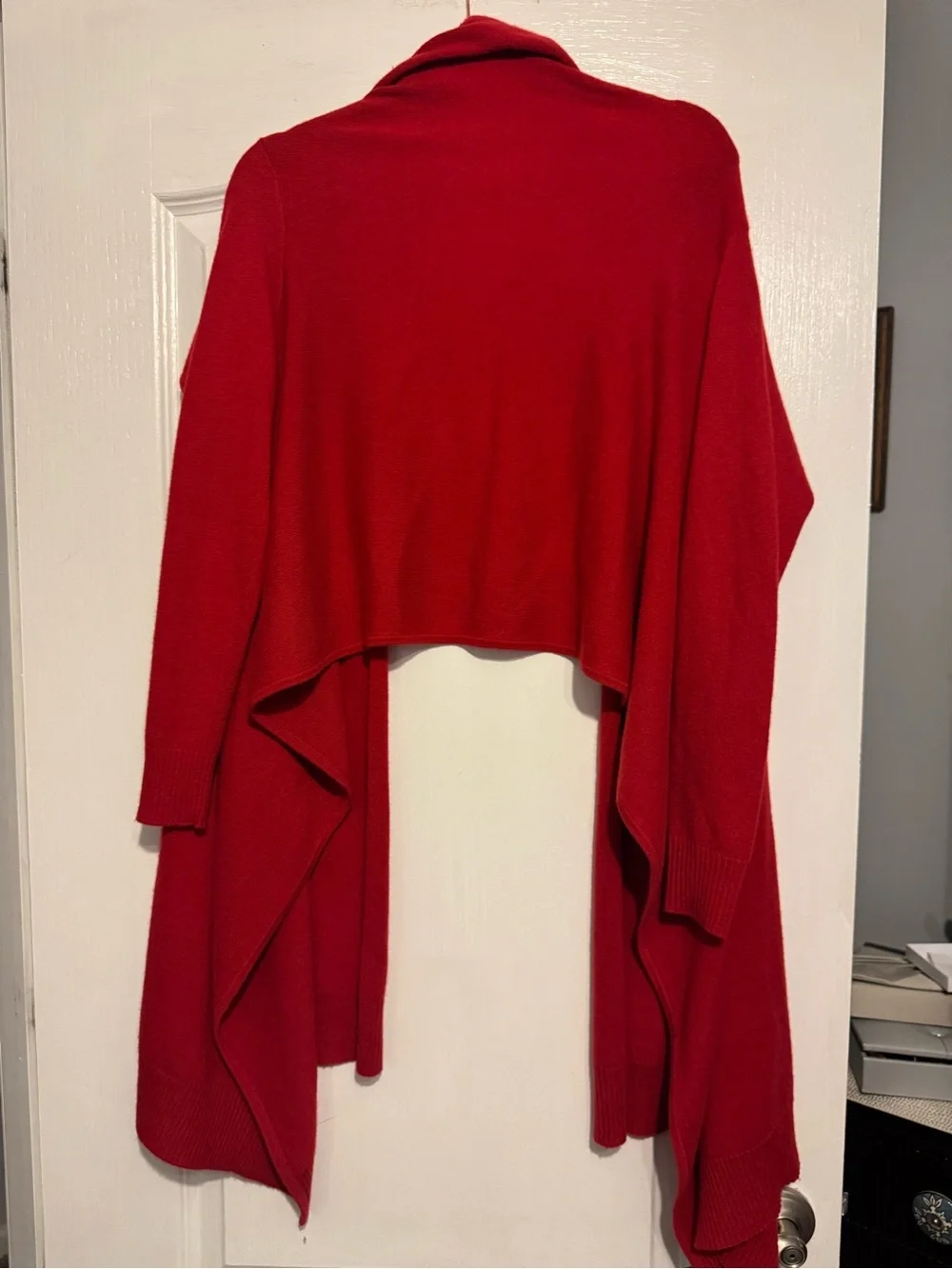 KATE SPADE 100% Cashmere Red Women's Wrap Sweater